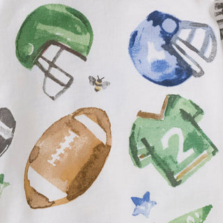 3-Pack Field Goal & Soccer Field Baby Boy Bodysuits