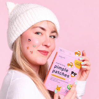 Christmas Holiday Frosty & Furry Hydrocolloid Pimple Patches