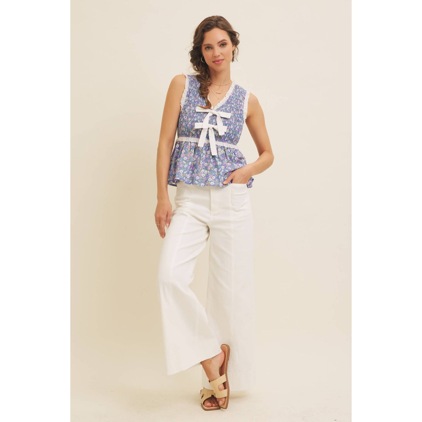 Garden Party Smocked Top