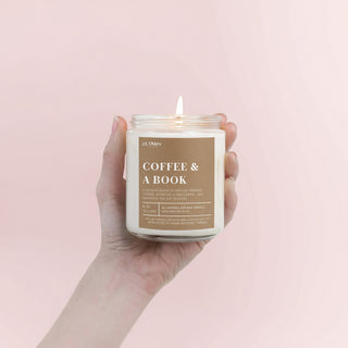 Coffee and A Book Scented Candle