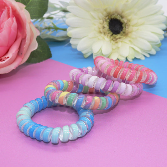 Coil Hair Ties - 4 Pack