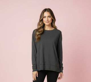Everyday Cozy Oversized Long Sleeve Tee
