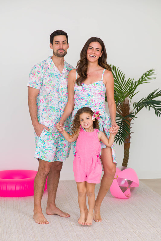 Men's Tropical Resort Swim Trunks