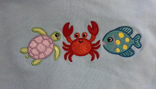 Ocean Friends Gingham Bubble