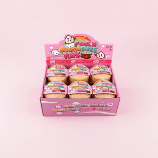 Metallic Mystery Dumpling Bun Squishy Toy