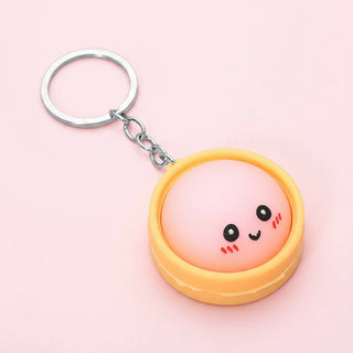 Kawaii Bao Bun Dumpling Steamer Keychain