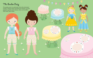 Princesses: Dress-Up Sticker Book by