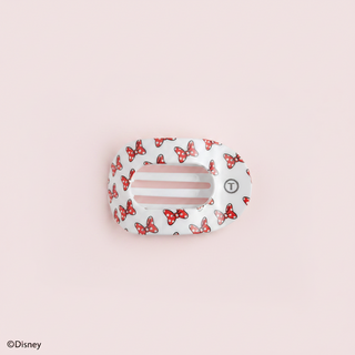Flat Round Hair Clip | Tiny | Minnie Mouse Loves Her Bows!
