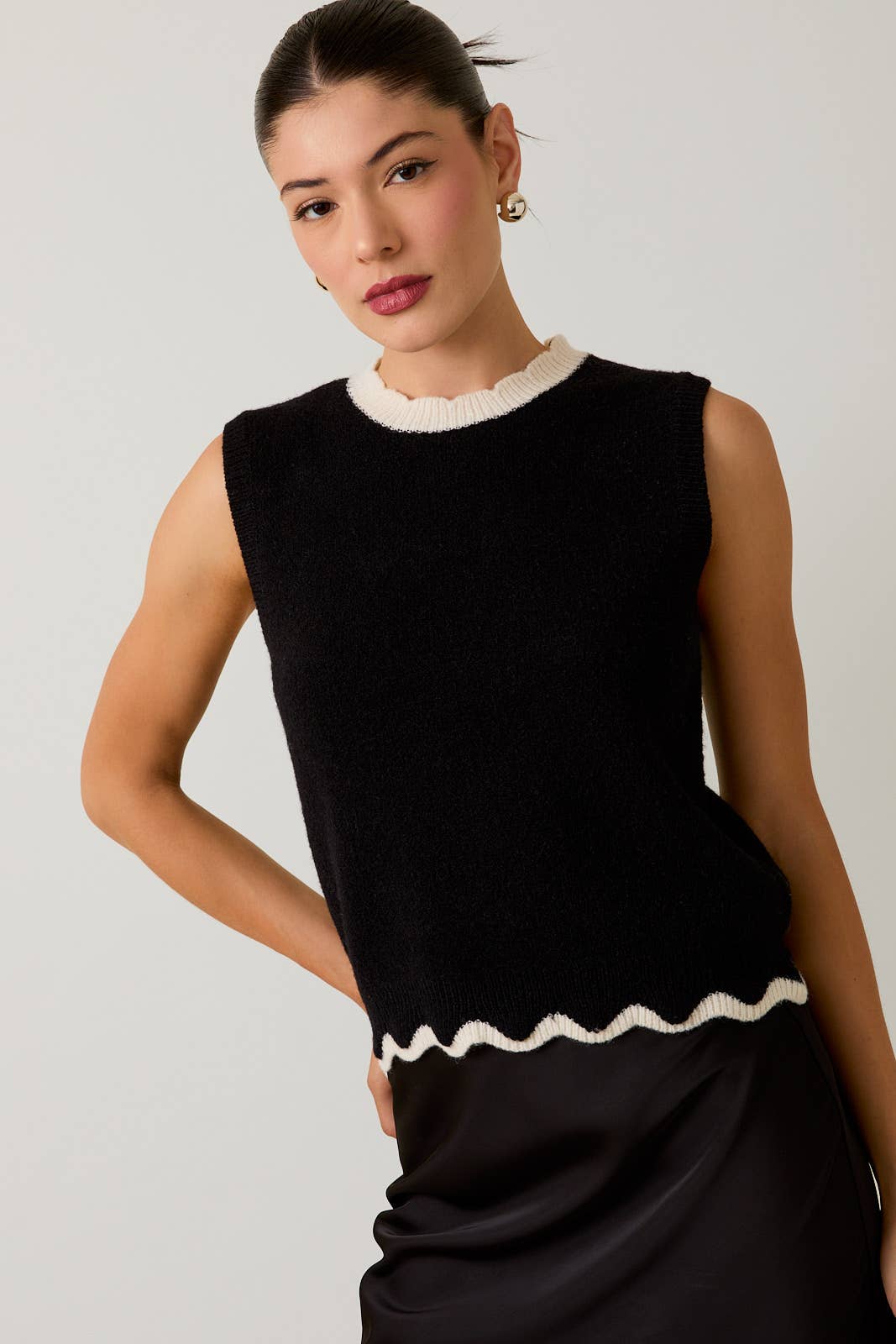 The Scallop Edge Sweater