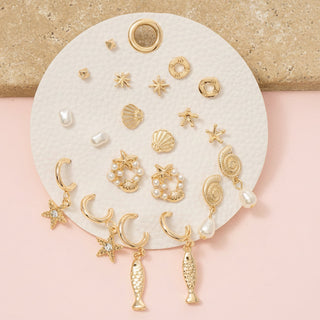 Sea Life Stud Earrings