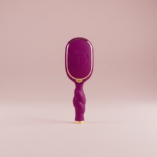 TELETIES Mini Detangler Hair Brush for Medium Hair - Mulberry