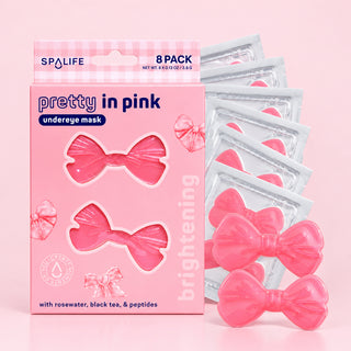 Pretty in Pink Coquette Bow-Shaped Undereye Patches | 8 Pairs