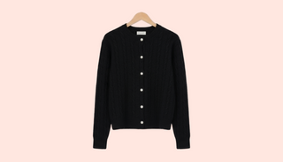 Cableknit Cardigan Button Down Cardigan