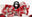 Red plaid with snowflakes