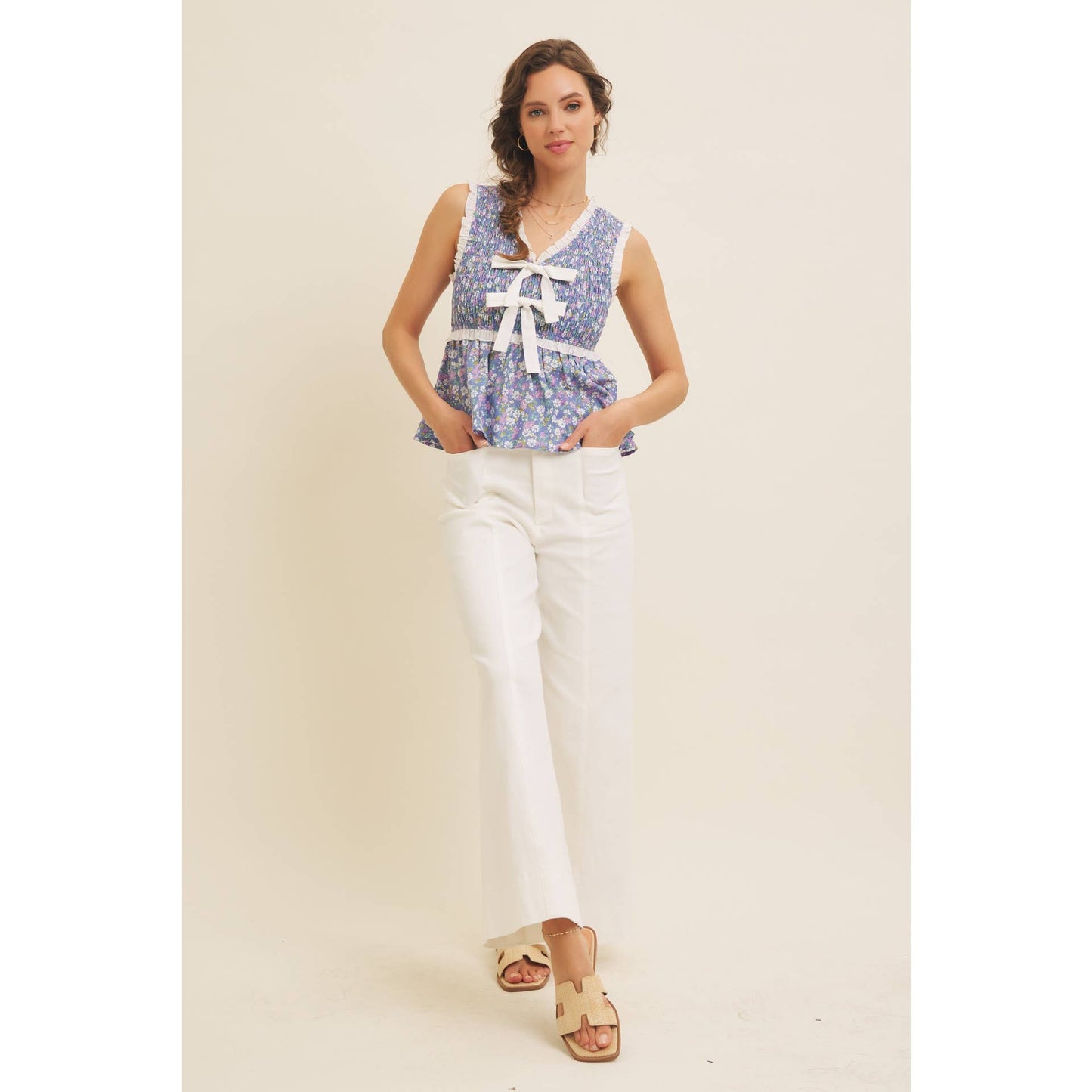 Garden Party Smocked Top