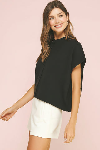 Women's Button-Down Cap Sleeve Knit Cardigan Sweater
