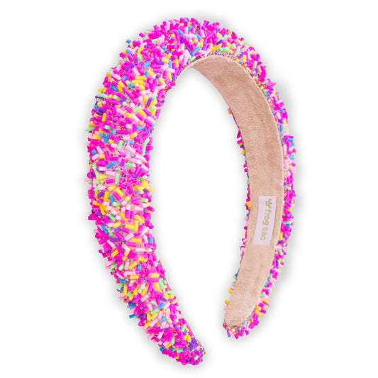 Padded Sprinkles Headband - Confetti Hair Band
