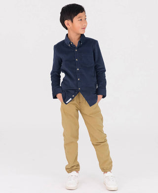 Boys Khaki Chino Jogger Pant