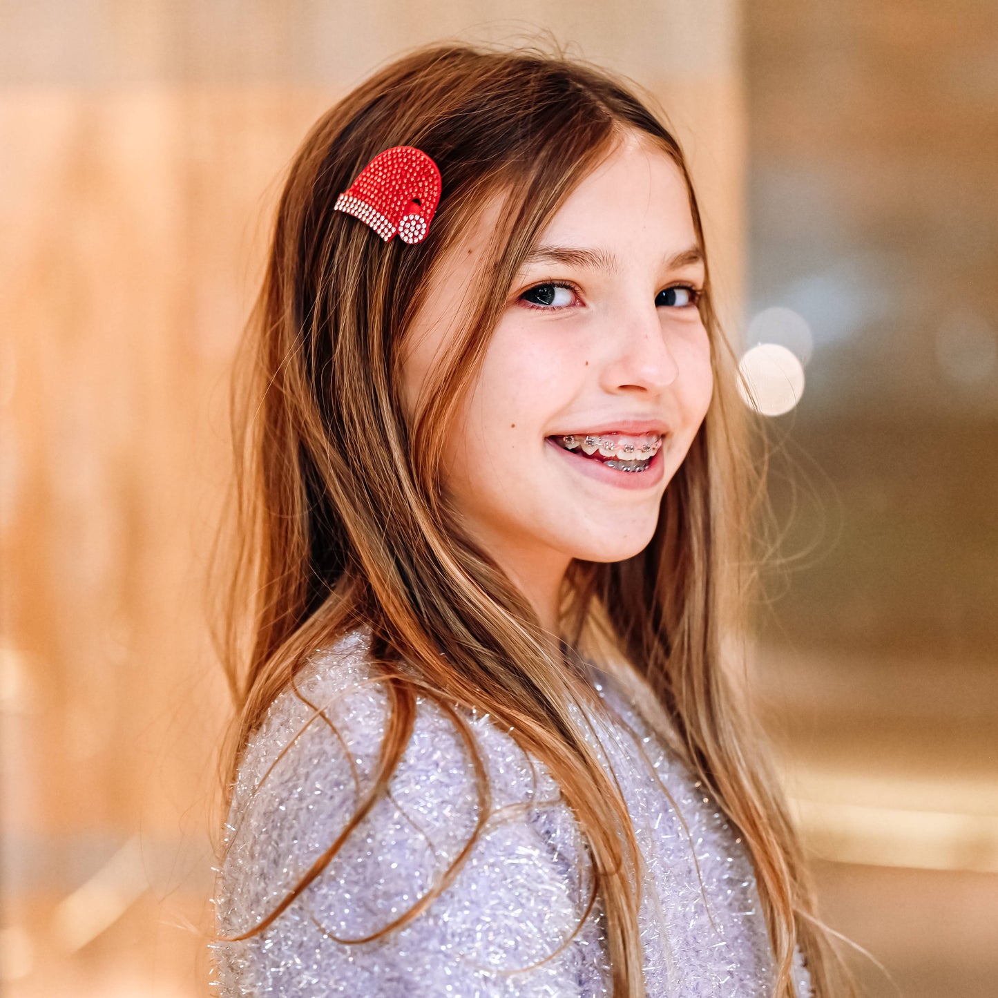 Christmas Charm Headband and Hair Clips - Interchangeable