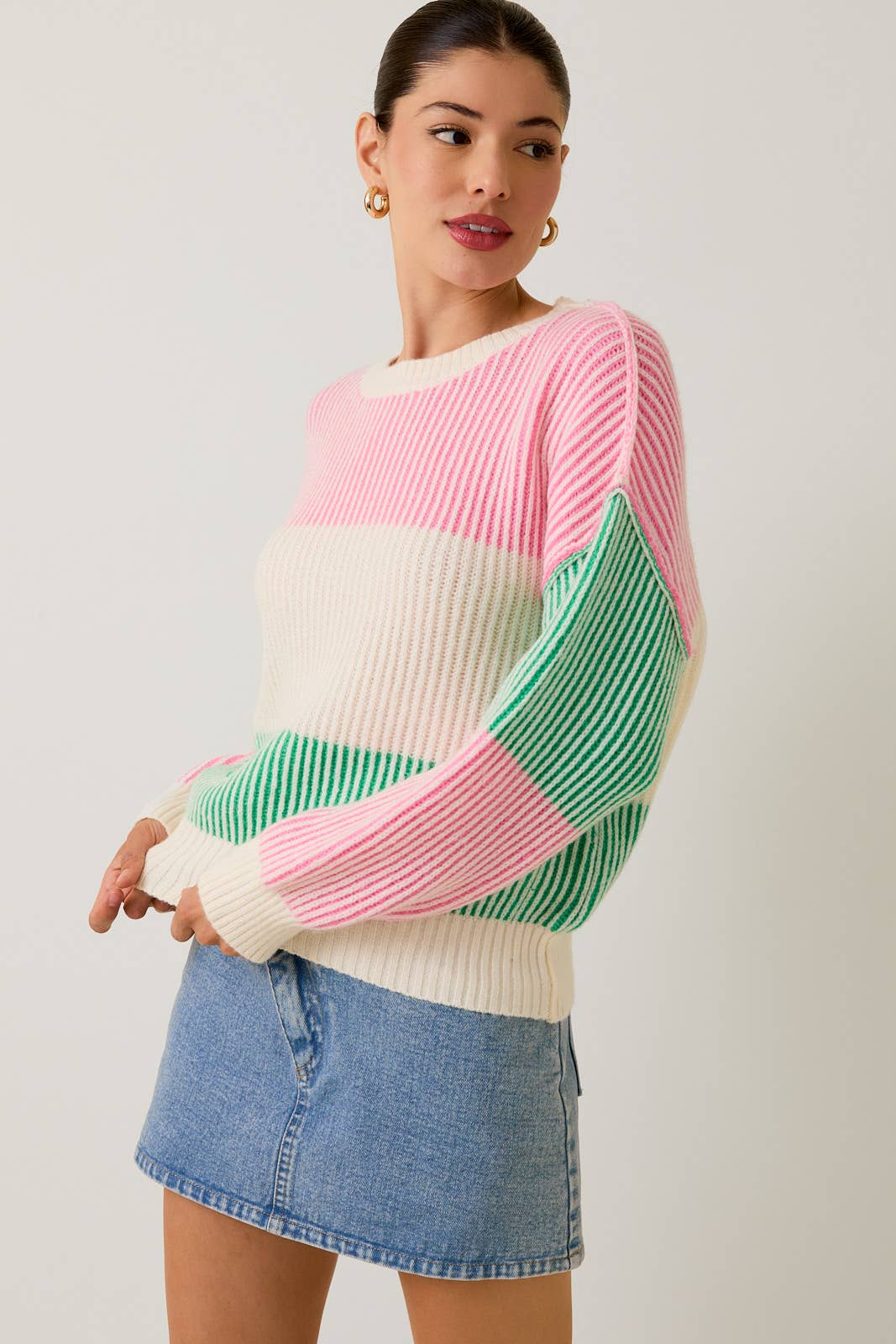 Sweet Stripe Energy Sweater