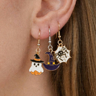 Spooky Season Halloween Character Dangle Earrings