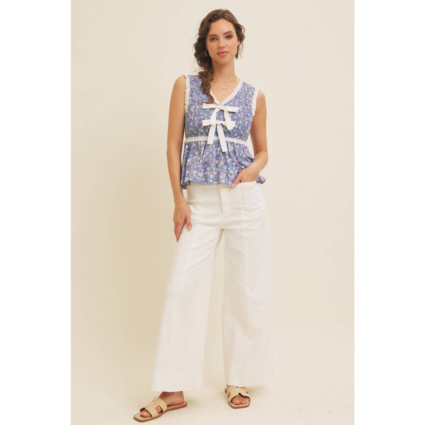 Garden Party Smocked Top