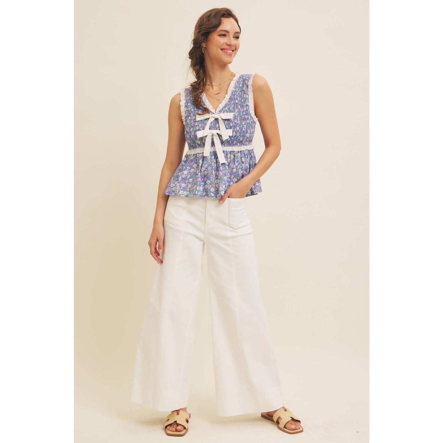 Garden Party Smocked Top