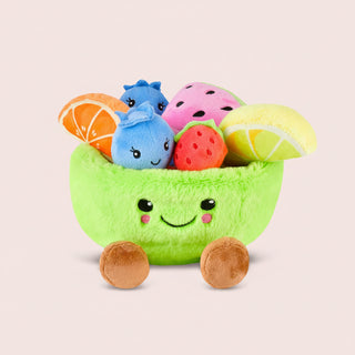Fruit Bowl Interactive Plush Set