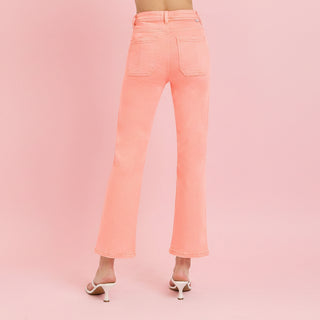 Risen High Rise Crop Straight Pant