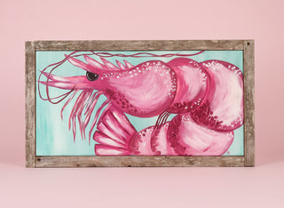 Local Artist Shrimp Painting