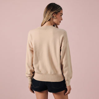 Women's Fall Dachshund Crewneck Knit Sweater