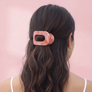 Just Keep Swimming | Small | Flat Round Hair Clip
