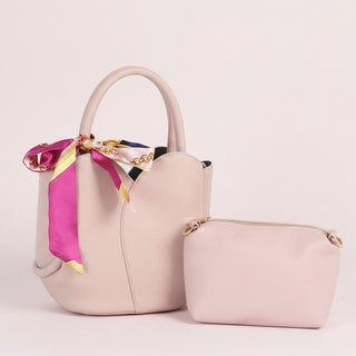 Twilly Scarf Vegan Leather Tote Set