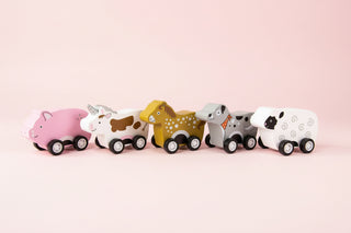 Pull Back Barnyard Animals