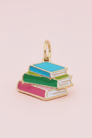 Books Charm in Multi