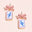 Blue,Pink