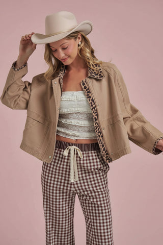 Women's Vintage Oxford Canvas Twill Fall Barn Jacket