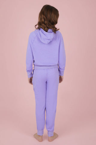 Tween Girls Embroidery Hoodie and Jogger Set