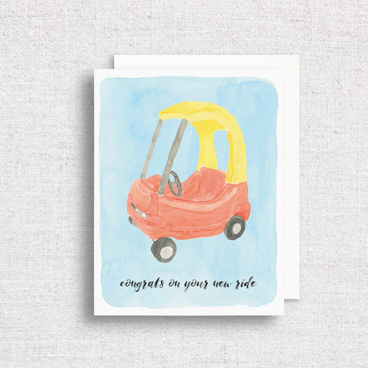 Congrats on Your New Ride Greeting Card | Baby Shower Card