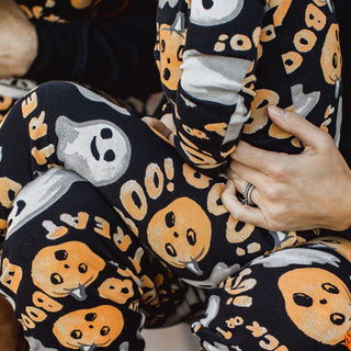 Boo! Organic Cotton Womens Halloween Pajama Set