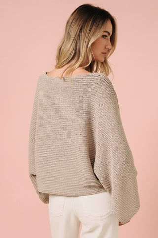 Women's Open-Knit Cropped Poncho Sweater