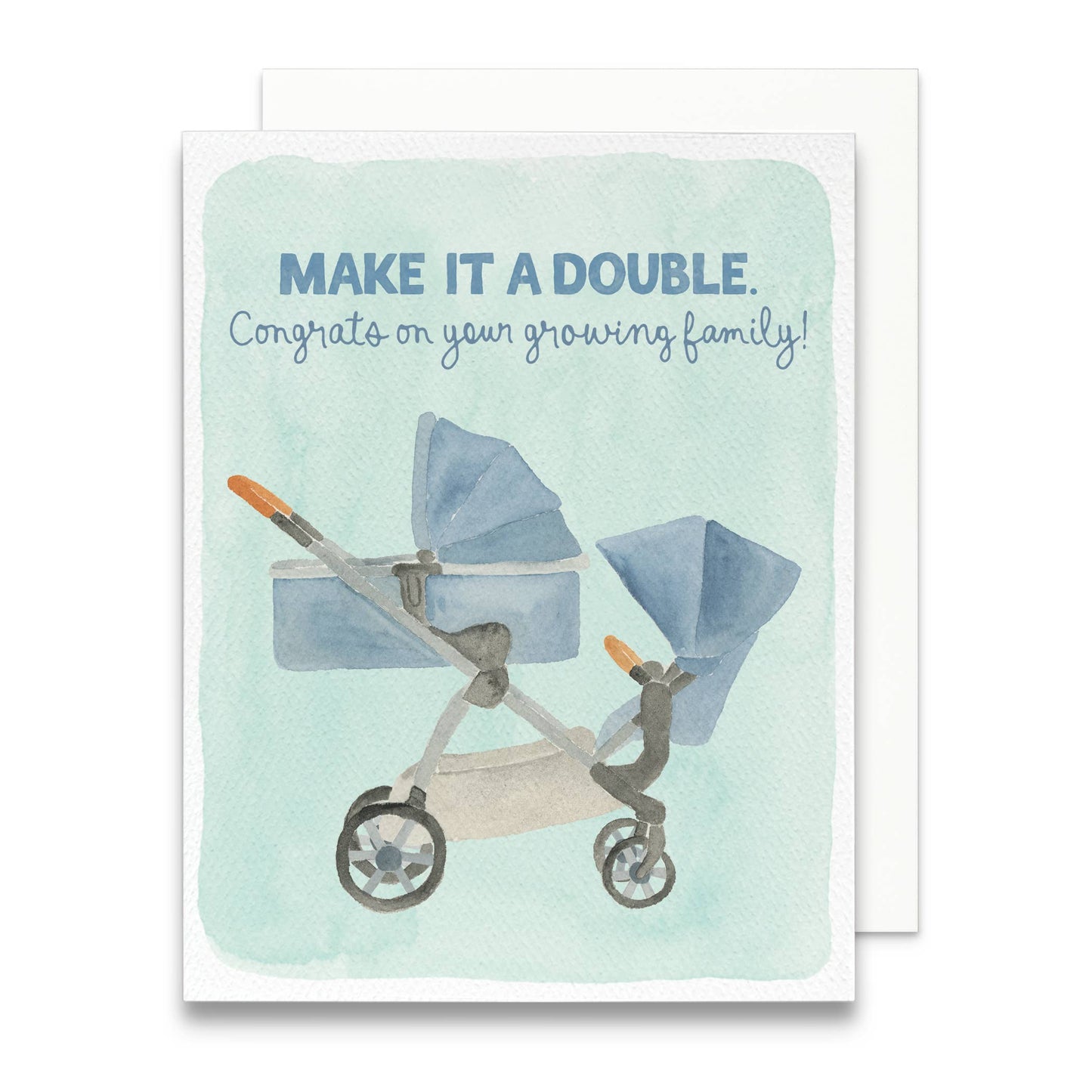 Growing Family Greeting Card | Congrats on Another Baby Card