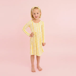 Sunny Meadow Stripe Bamboo Dress