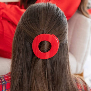 TELETIES Red Carpet Ready | Medium | Flat Circle Hair Clip