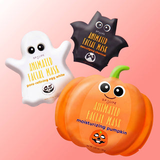 Korean Skincare Halloween Sheet Masks | Pumpkin, Ghost & Bat