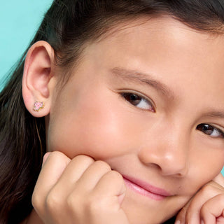 Girl Nation Pink Axolotl Stud Earrings