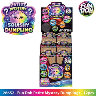 Fun Doh Squishy Mystery Mini Petite 2.5" Mystery Dumpling Toy