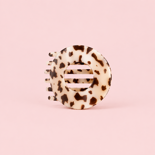 Blonde Tortoise | Small | Flat Circle Hair Clip