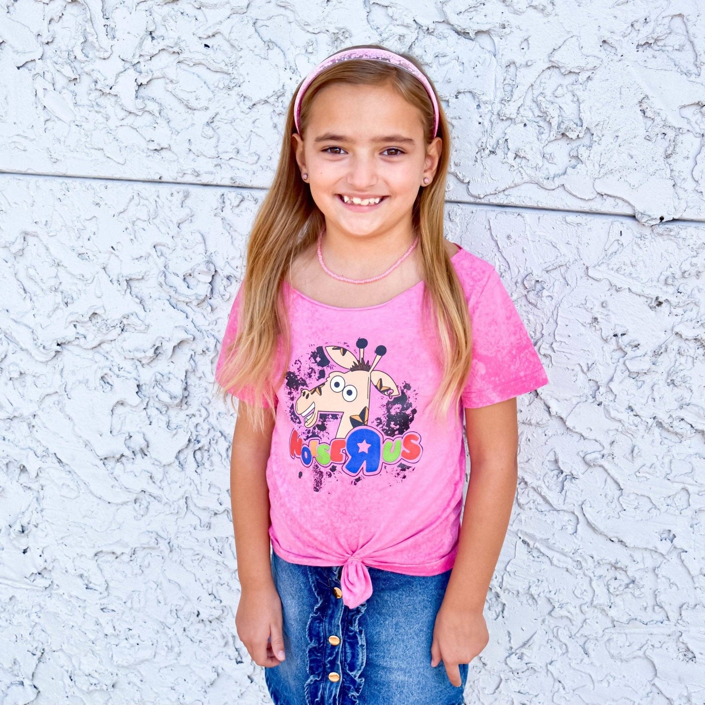 Shaker Glitter Headband with Teeth