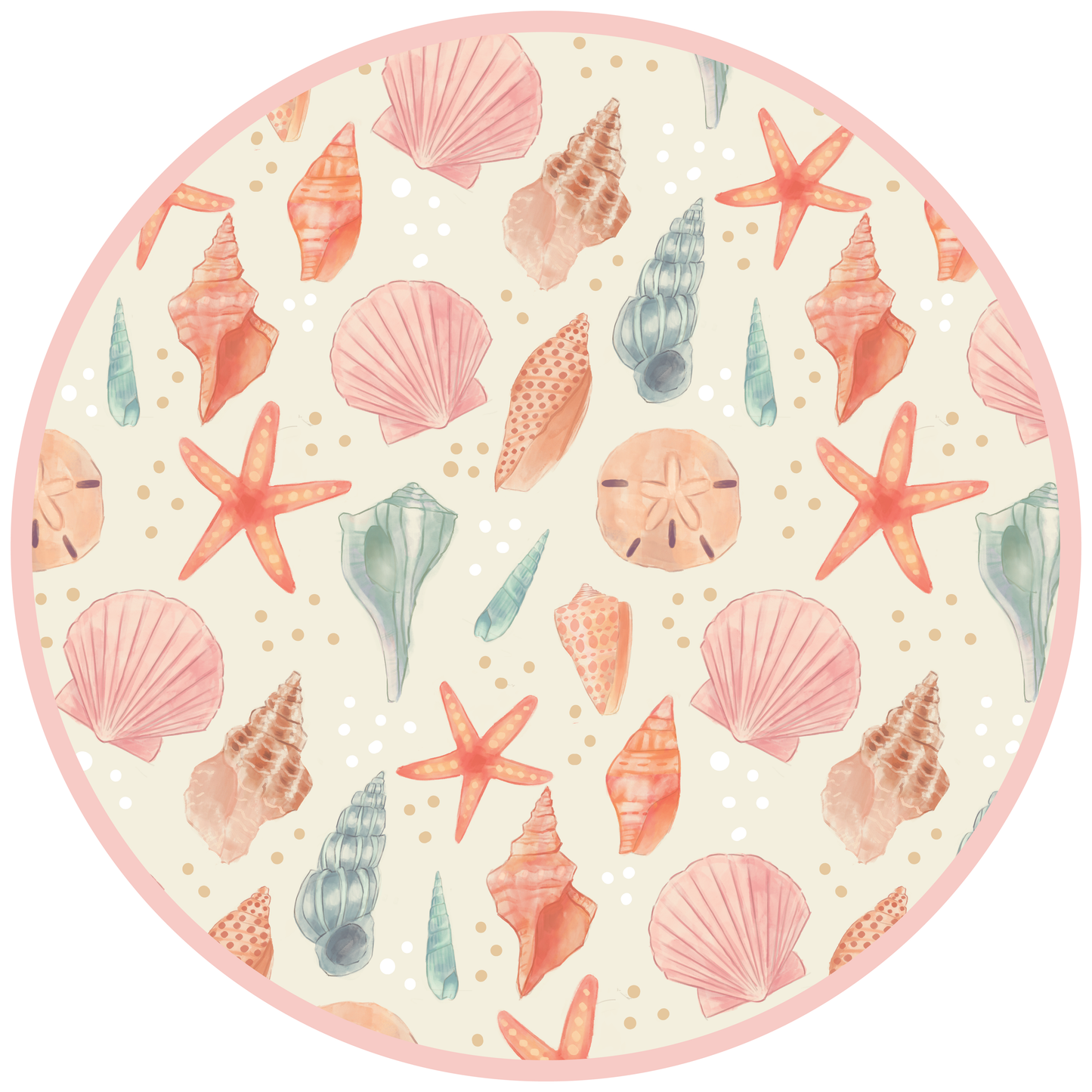 Sandy Seashells Beachy Bamboo Convertible Baby Pajamas